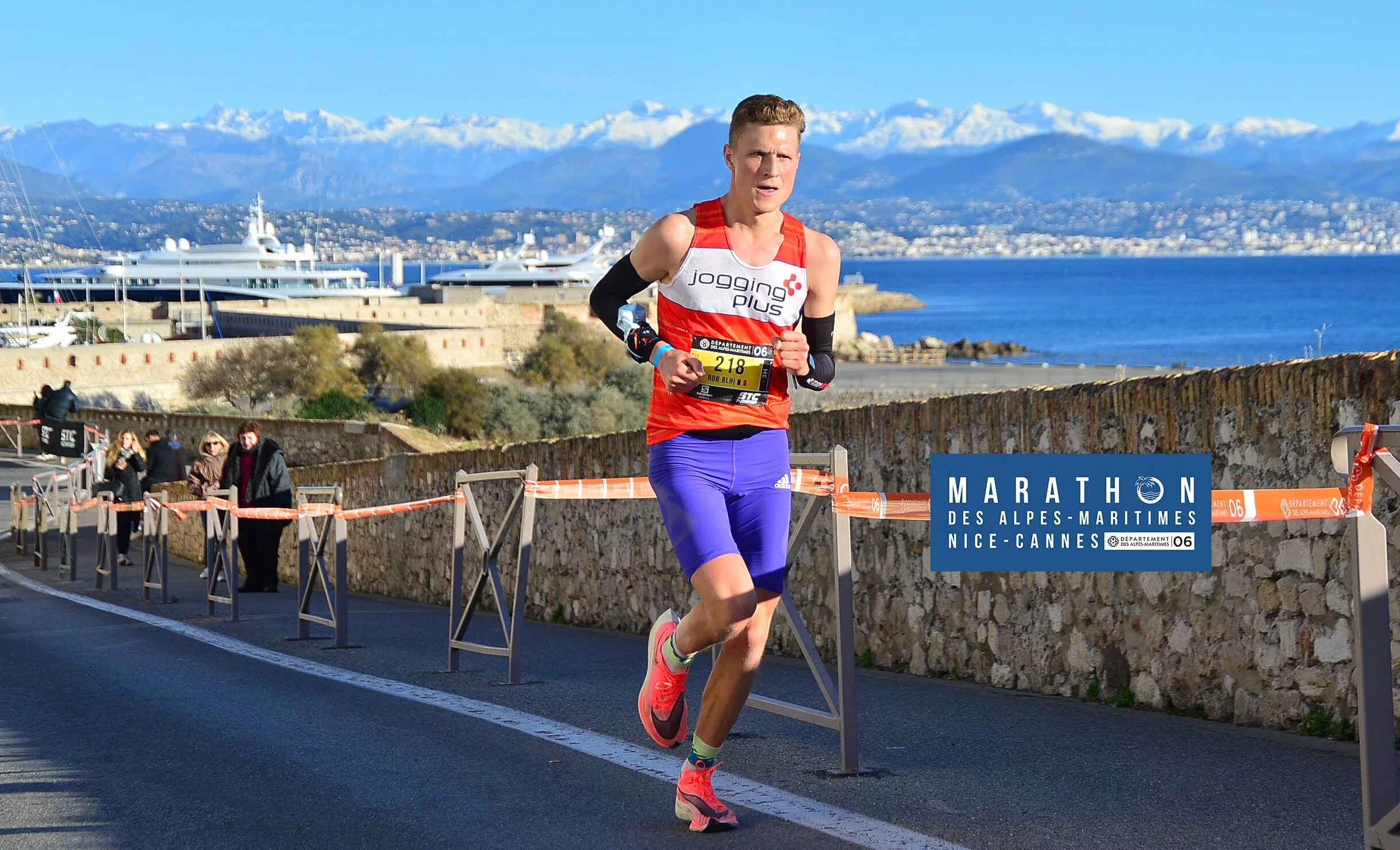 Robin au Marathon des Alpes Maritimes