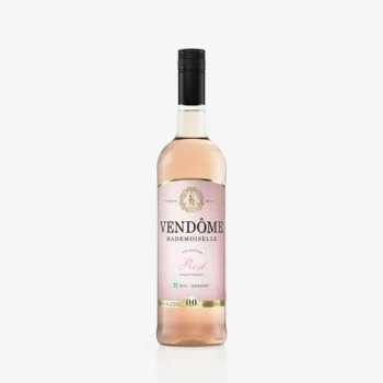 Rosé Bouteille de vin rosé 75 cl Vendôme Mademoiselle sans alcool