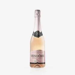 Bouteille de vin rosé pétillant 75 cl Vendôme Mademoiselle sans alcool