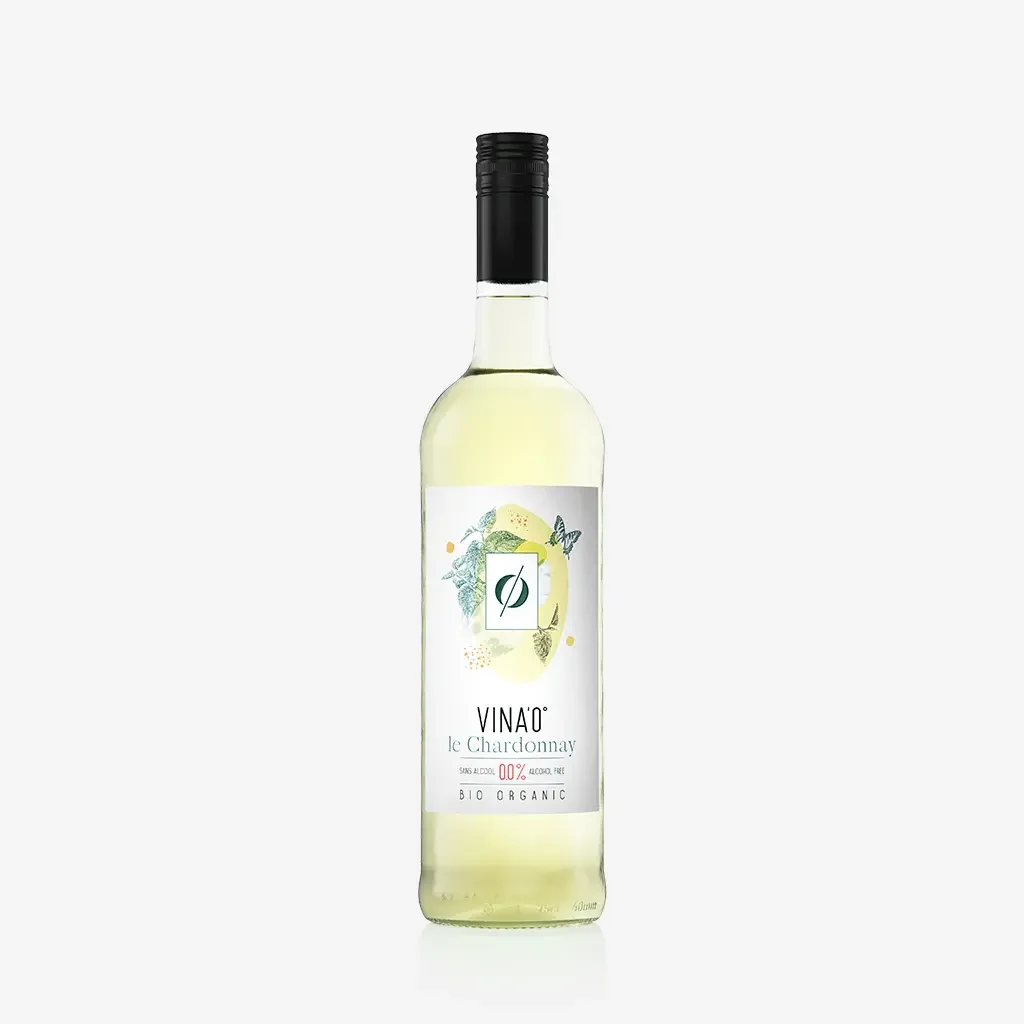 Bouteille de Chardonnay sans alcool 75 cl Vina0