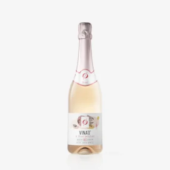 Bouteille de Vin Pétillant Rosé sans alcool 75 cl Vina0