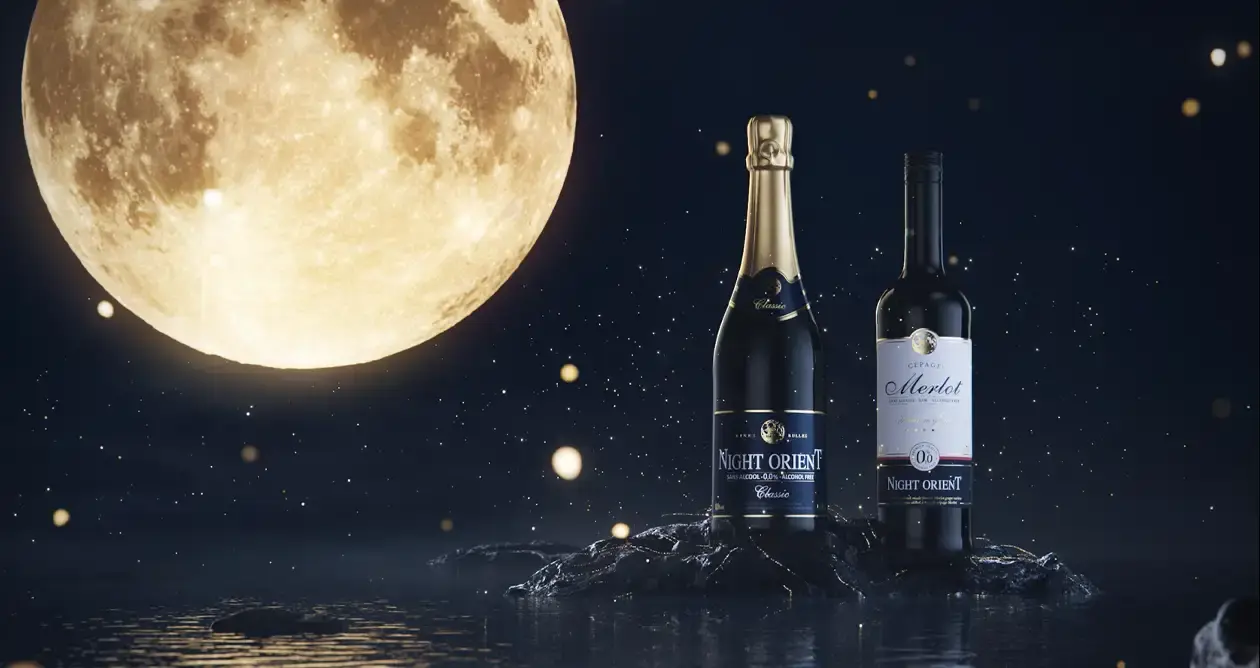 Image de deux bouteilles Night Orient au clair de lune
