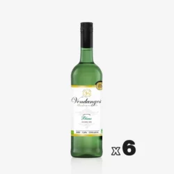 Bouteille de Vin blanc Vendanges sans alcool 75 cl
